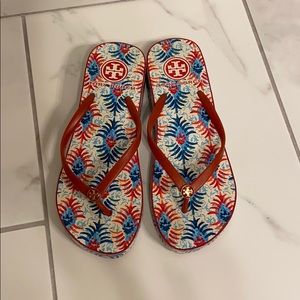 Tory Burch Wedge Flip Flops